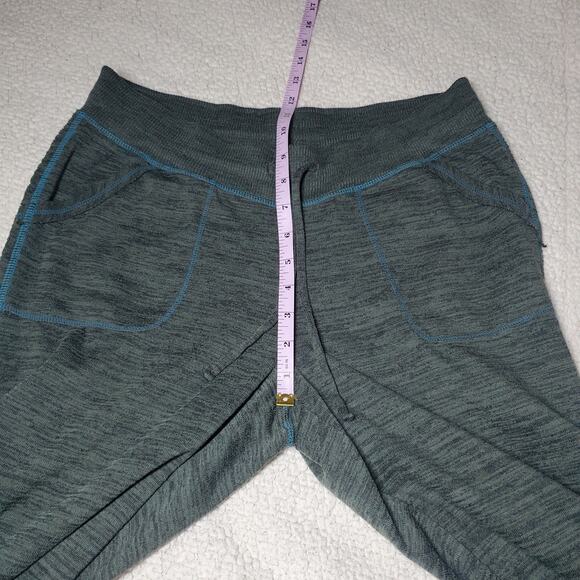 Athleta Techie Sweatpant Jogger Heathered Green Space Dye Women's Size Small - Picture 13 of 15